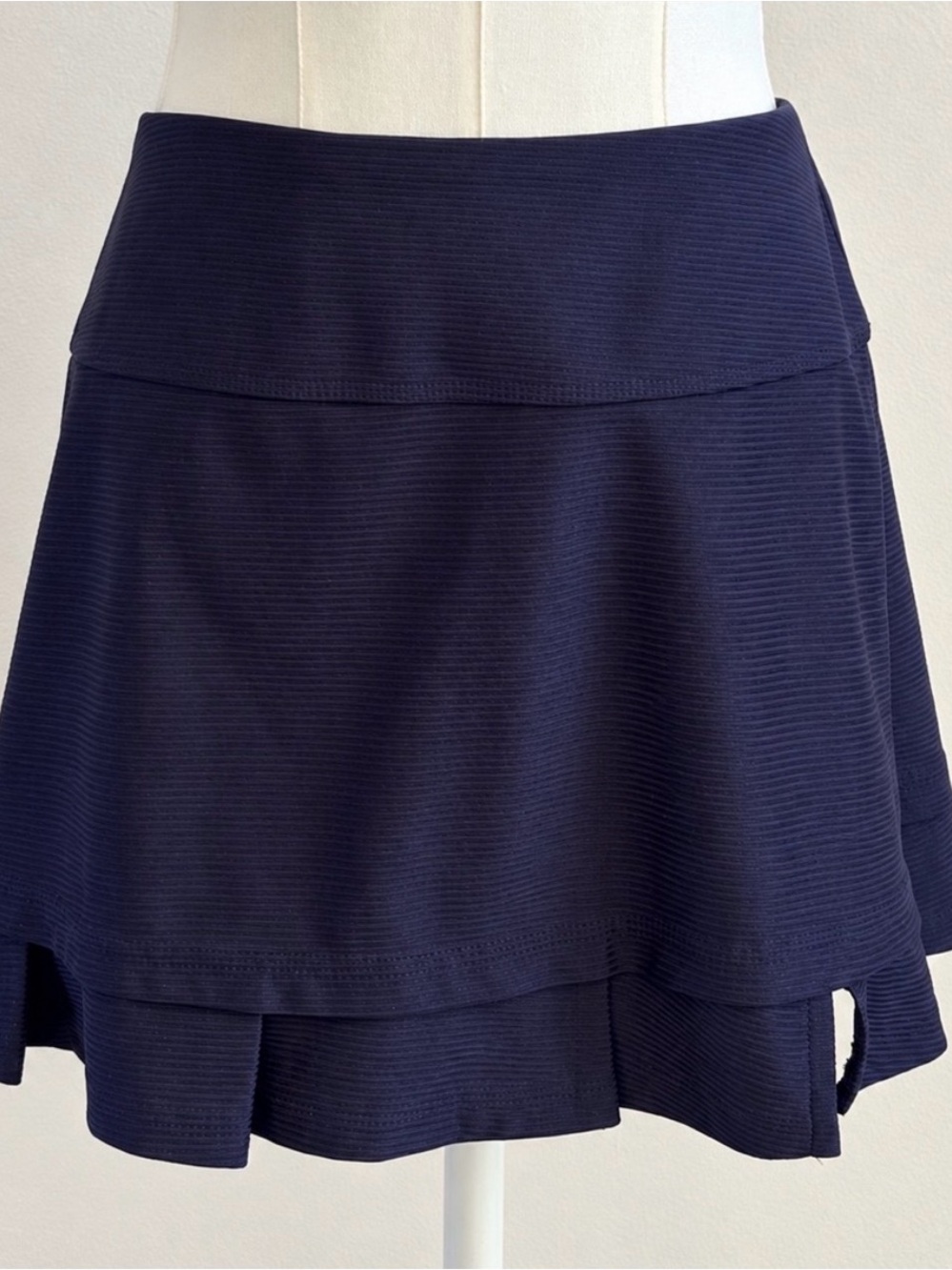 Bolle Tennis Skort Womens L Navy Golf Pickleball Athletic Skirt Built In Shorts